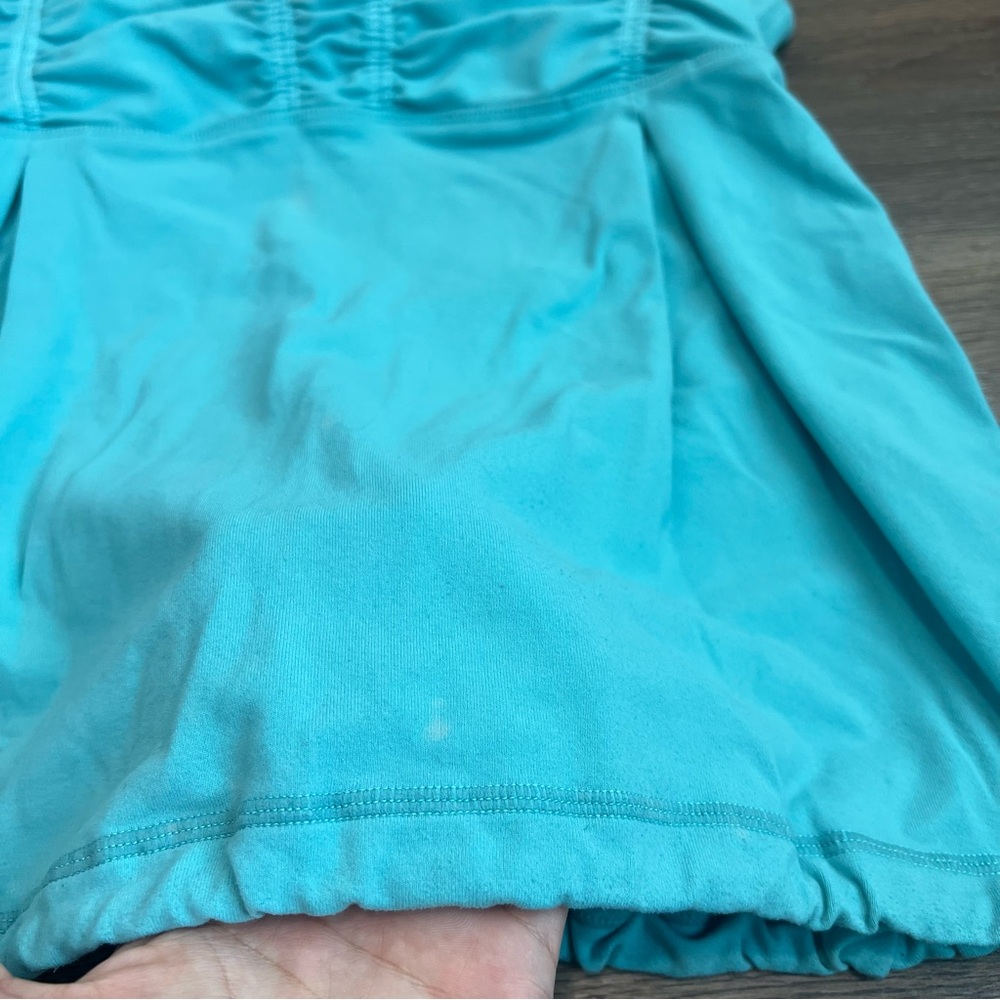 Lululemon Gather Dance Strap Tank Top Blue Small Built In Bra Yoga Athletic Top - Picture 3 of 9